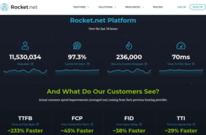 Rocket.net hosting by findtheblogger