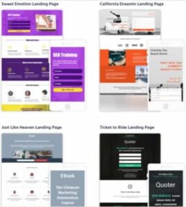 Landing pages