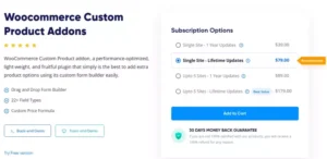 WooCommerce Product Add-Ons Ultimate by findtheblogger